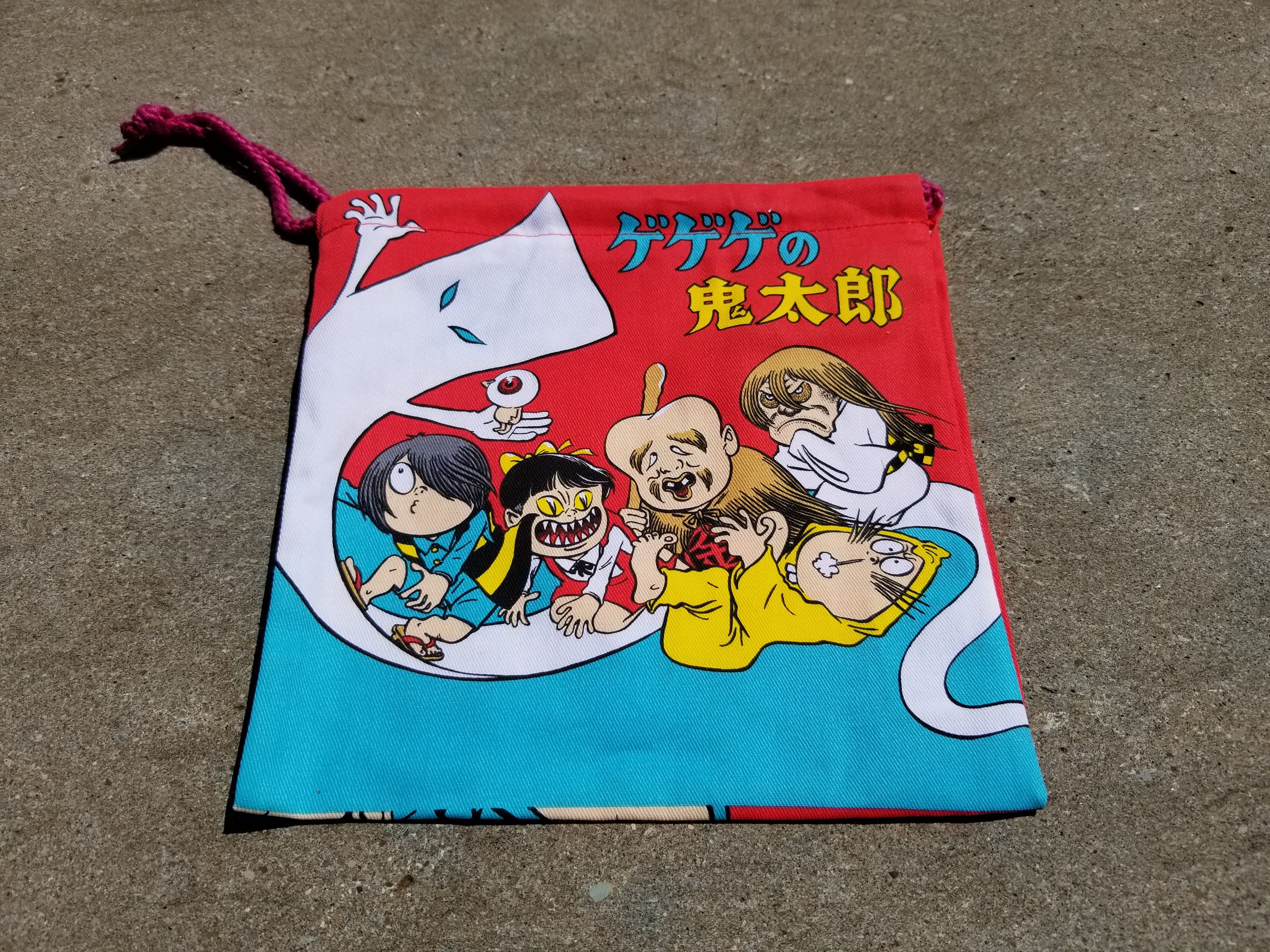 鬼太郎】キャラクター巾着(再入荷♪) : 水木しげるロード 妖怪神社