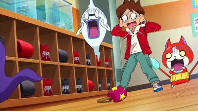 アニメ妖怪ウォッチ 第142話 感想 Part3 妖怪 テンパるンバ が妖怪ダンス大会で花子さんと踊れるかと思ったら 何故かアンドロイド山田ｷﾀ ﾟ ﾟ