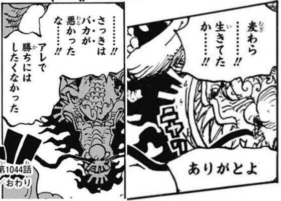 One Piece 1044話感想まとめ ゴムゴムじゃなくて太陽神ニカだった ジャンプしか勝たん