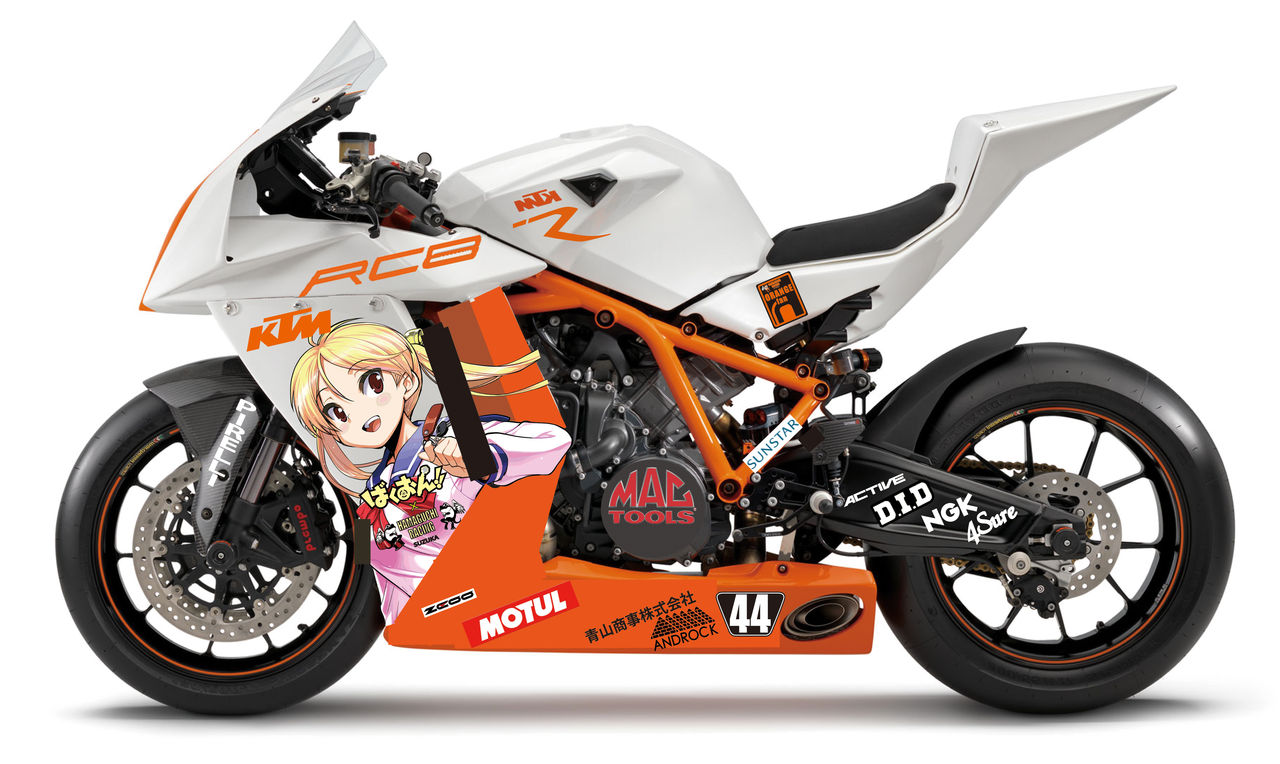 レーシングミク と ばくおん がレースに参戦 ヤングマシン編集部バイクブログ