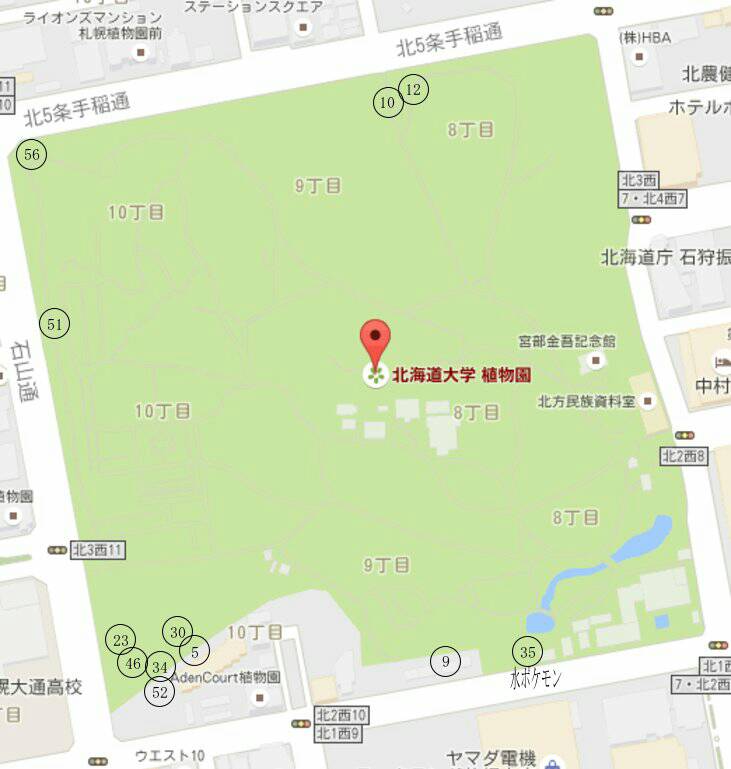 札幌市内のポケモンの巣 その1 ホケモンgo攻略ブログ 札幌市内のポケモンの巣 その1 ホケモンgo攻略ブログ