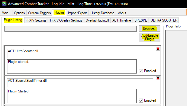 Act Plugin Hojoring の導入 Aomi