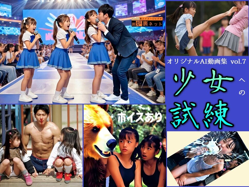 【オリジナルAI動画集】 少女への過酷な試練。vol.7