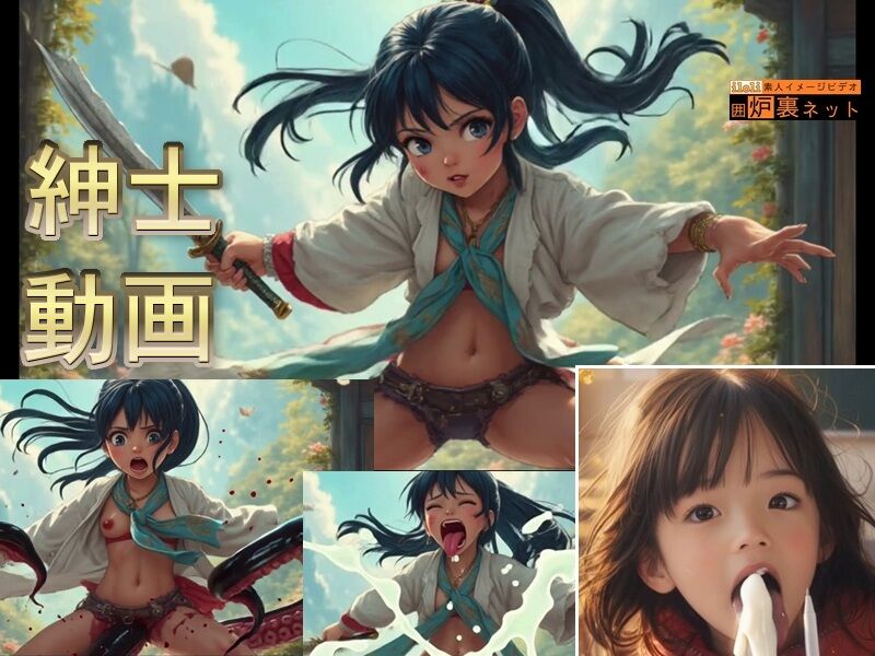 【ロリ】 紳士向の生成AI動画集！幼気な少女戦士を派手に凌辱！！他 season.1