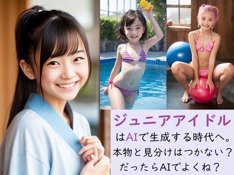 AI生成ジュニアアイドル ロリ画像