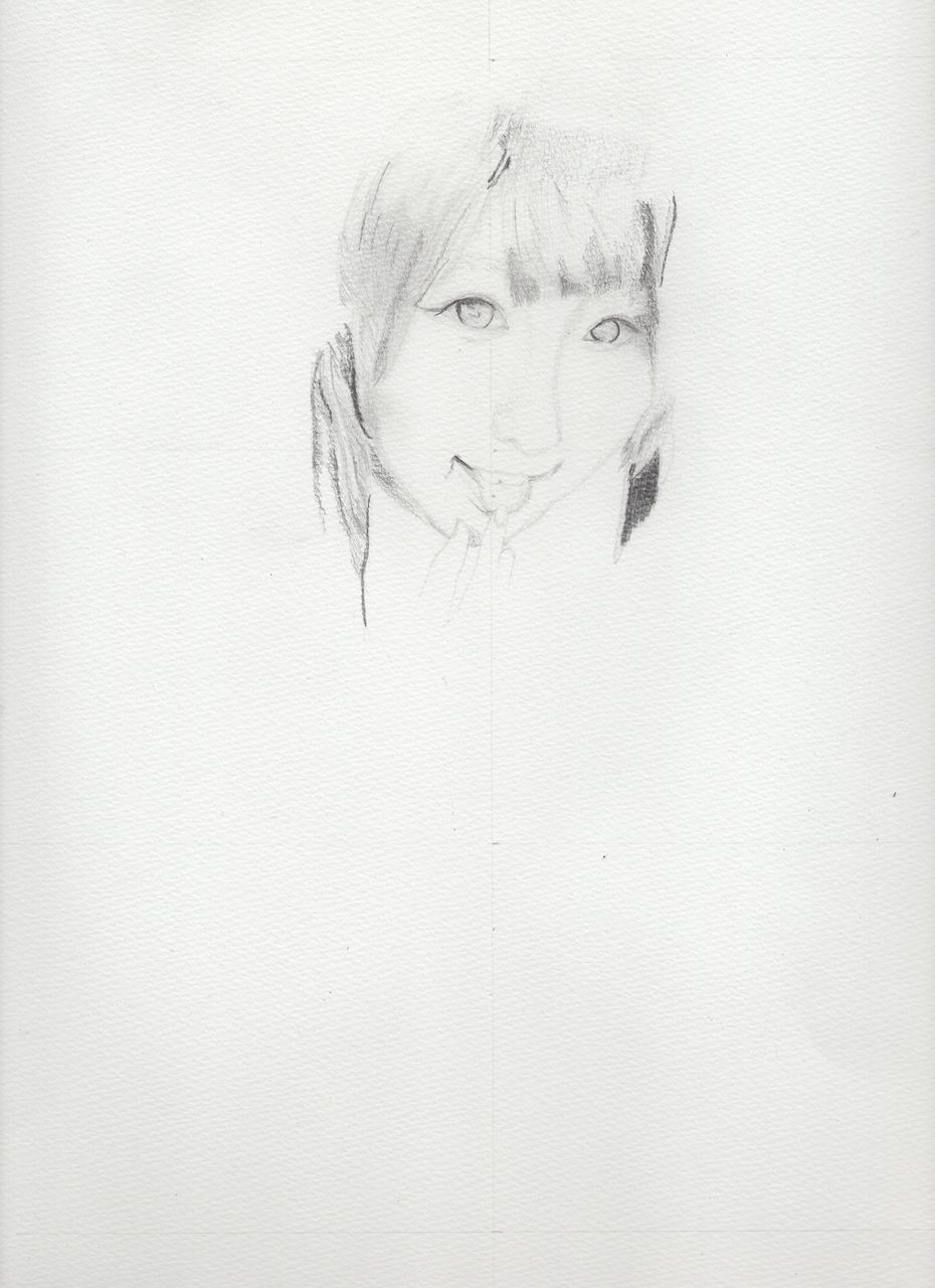 人物デッサン３ 淡々と絵を描くブログ