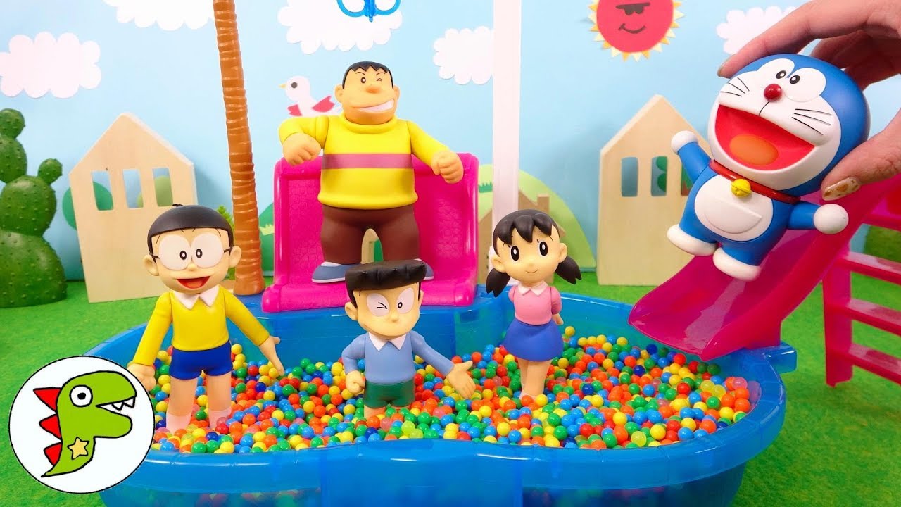 キッズライン アンパンマン おもちゃ アニメ ドキンちゃんたちがビーズプールであそぶよ ドラえもんたちの顔パーツをくみたてよう トイキッズ Youtuberコメ速報