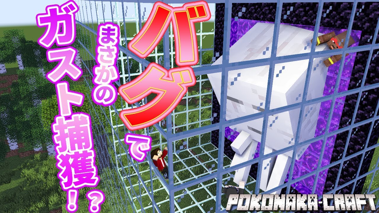 ぽこにゃん マインクラフト 念願成就 バグで地面にハマってたガストを現世に連れていってペットに出来るか 統合版 ぽこなかくら 79 Youtuberコメ速報