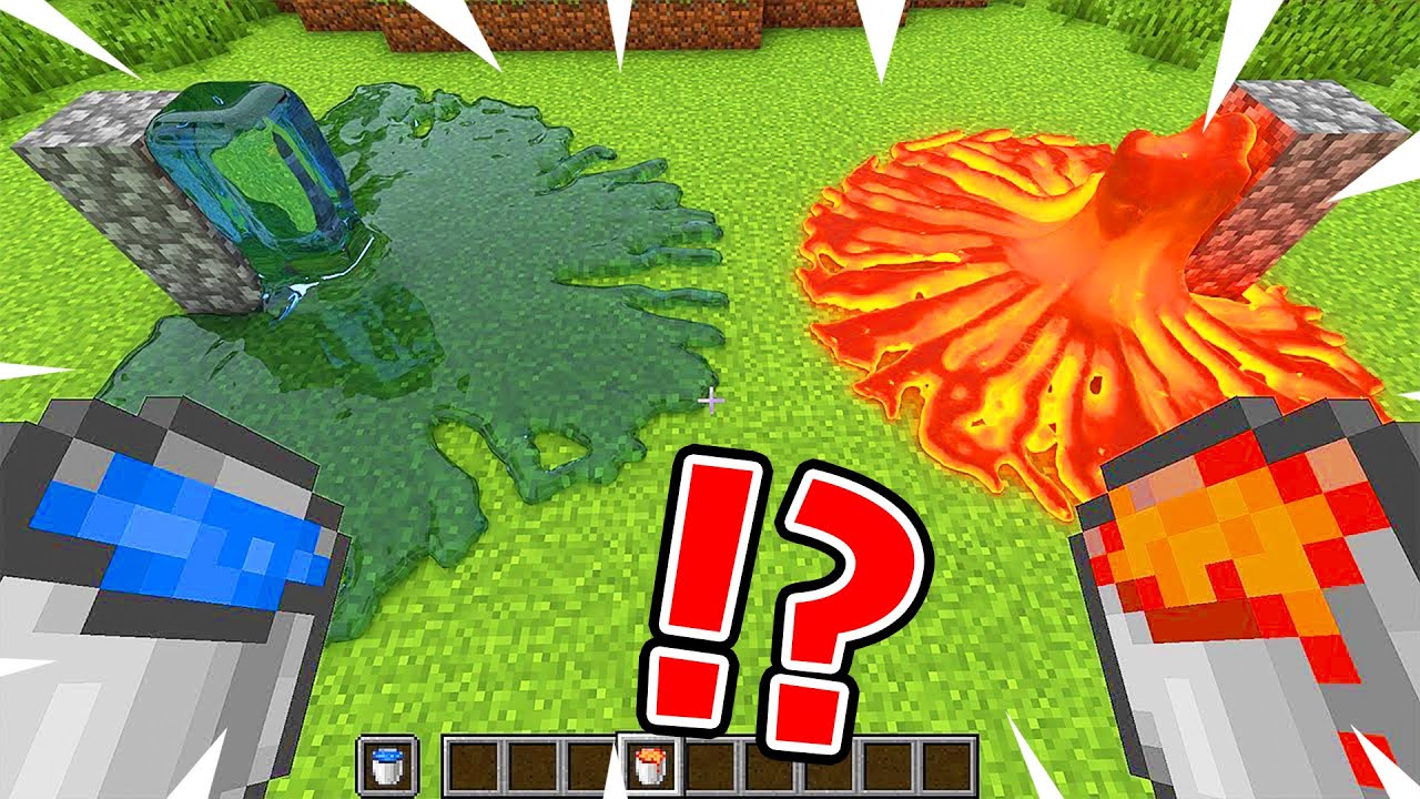 トムとマルク リアルすぎる水とマグマを合わせたらどうなる マインクラフト Youtuberコメ速報