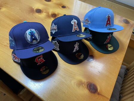 Angels caps