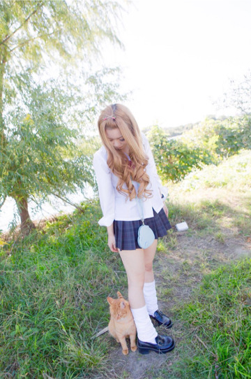 B 画像 ヤンキーギャルjk Vs 野良猫の戦いwwwwwwwwww オープンまとめチャンネル