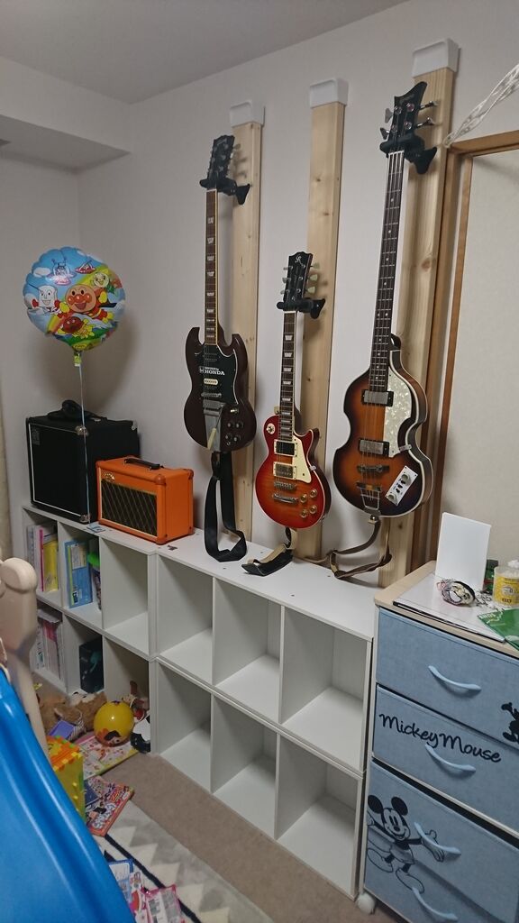 ギターラックの移設に伴う簡単なdiy Polar Bear S Blog ギターラックの移設に伴う簡単なdiy Polar Bear S Blog