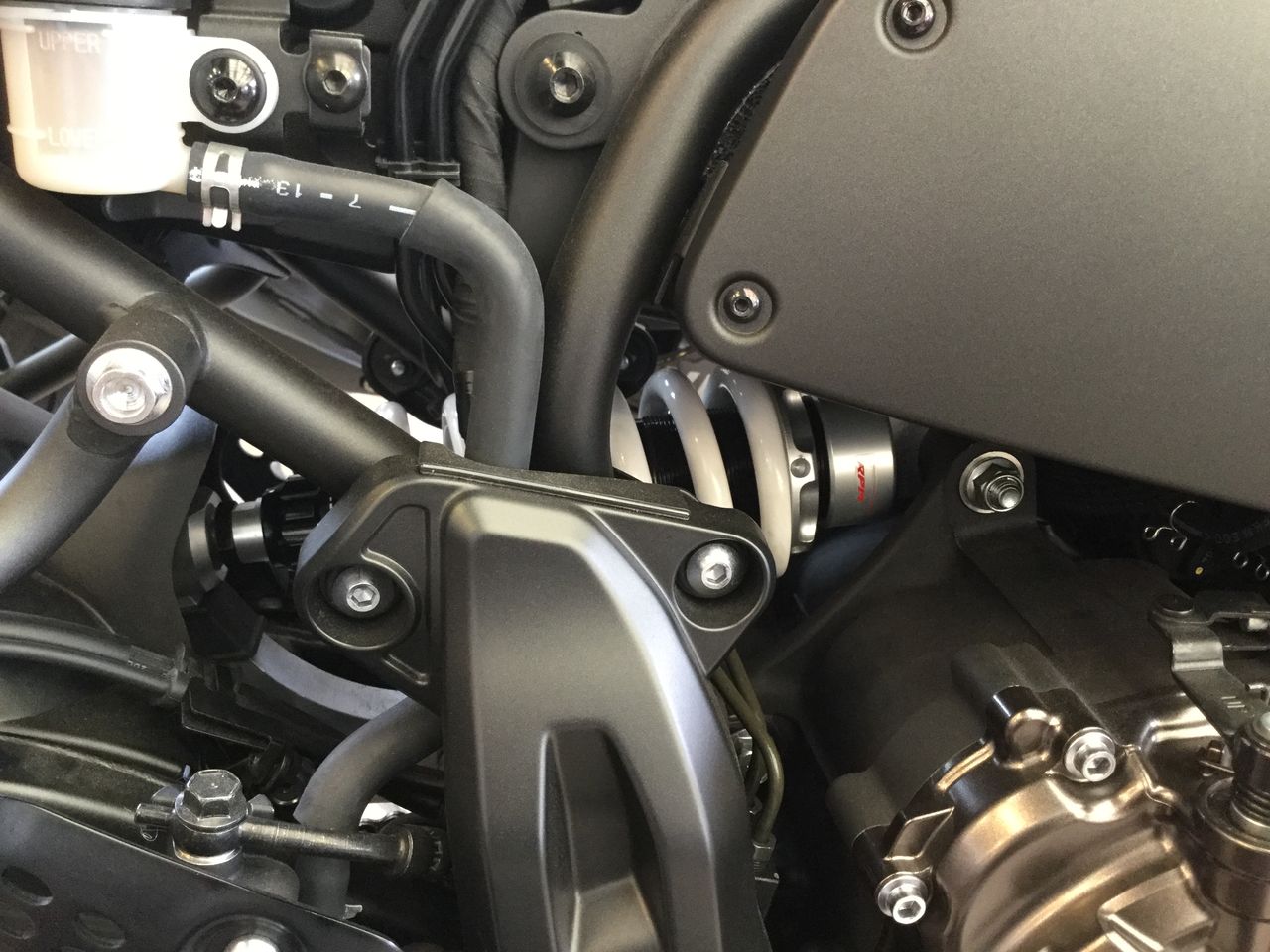 XSR700、MT-07用ローダウン可能な車高調整付高性能リア XSR700、MT-07用ローダウン可能な車高調整付高性能リア