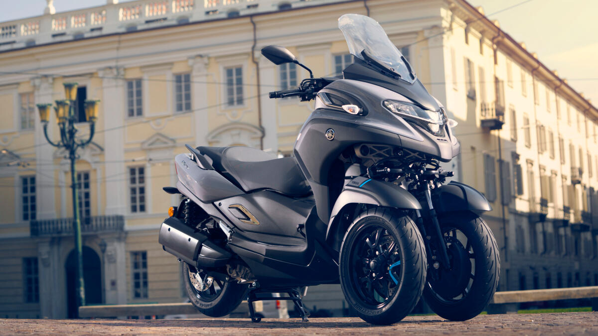 ヤマハ トリシティ300 は自立する 東京msに続いてミラノeicmaにも登場 バイク速報