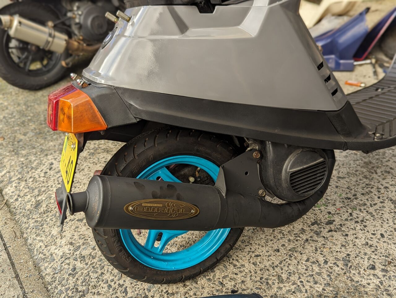 ペリカンジョグ 27v 自家塗装 兵庫県 ペリカンジョグ 全塗装完了