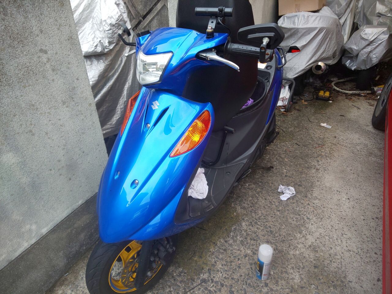 小さいバイクと生きていく アドレスv125 アイドル不調なのでエンジンコンディショナーをぶちこむ