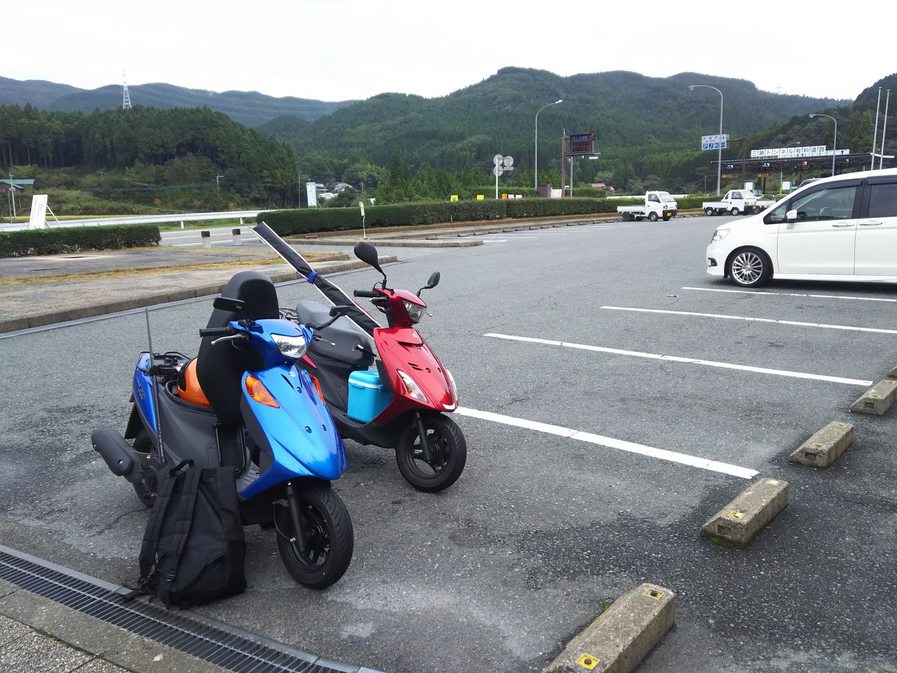 アドレスv125 呼子までイカ釣 りんぐ 小さいバイクと生きていく