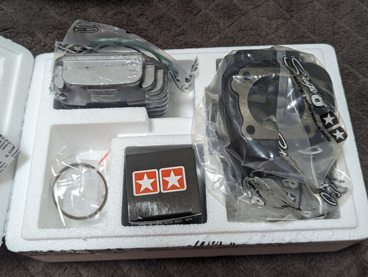 ペリカンジョグ ボアアップキットを組む！！ : 小さいバイクと生きていく