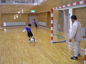 フットサルクリニック 盛岡体育館 山岸サッカースポーツ少年団