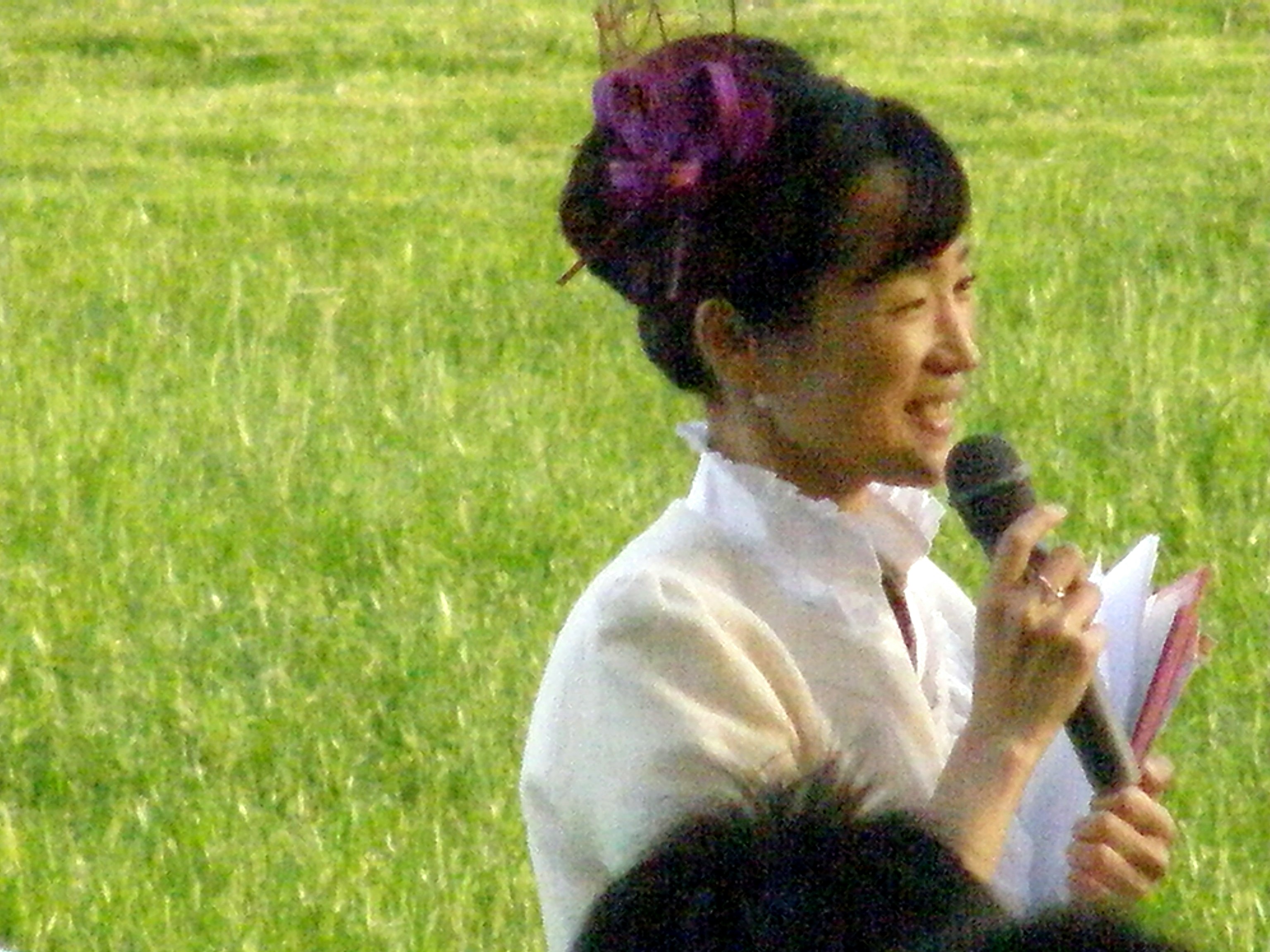 細江純子元ジョッキー・・・引退後も大活躍ですね。