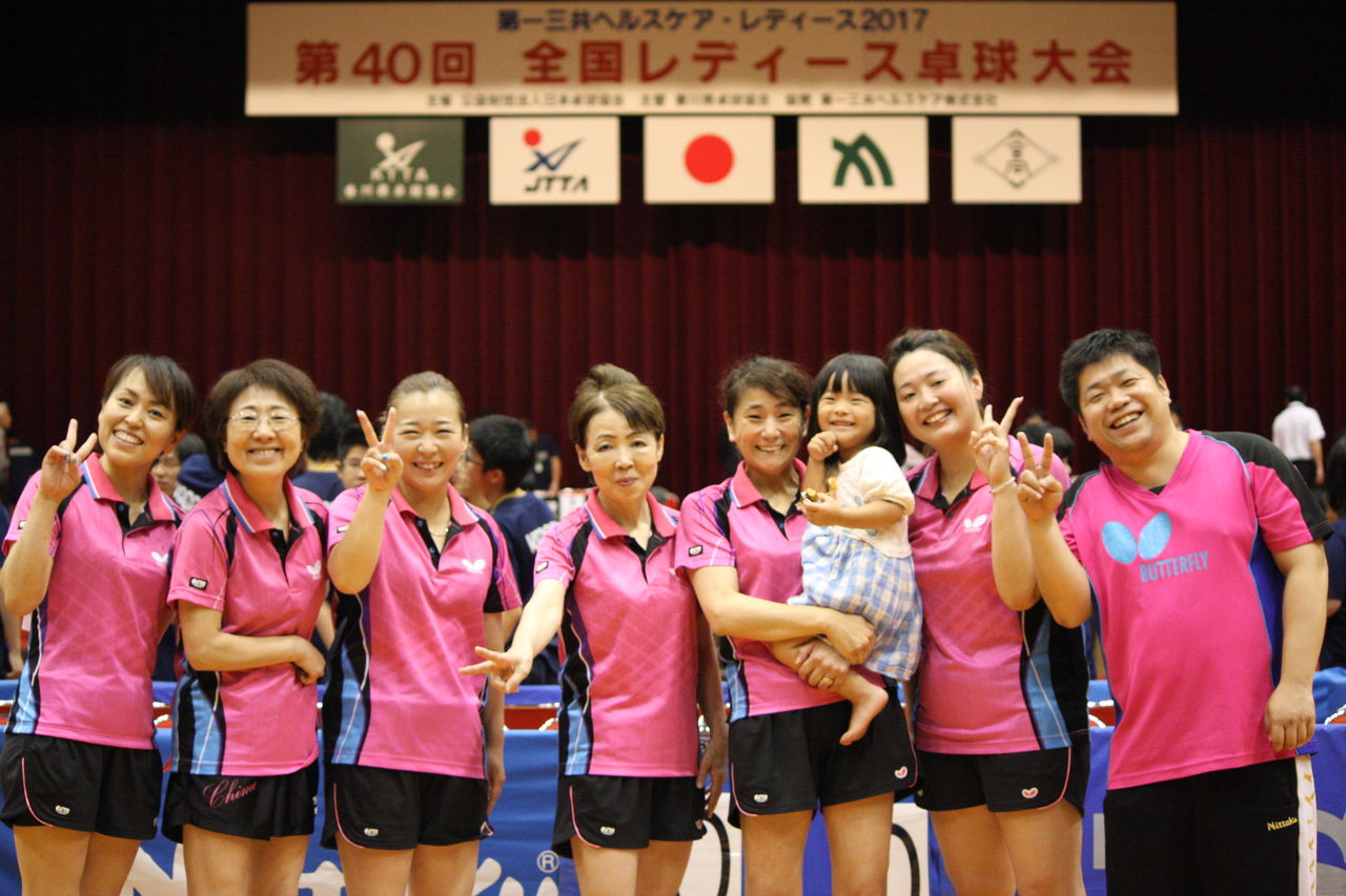 7 29 30 チャイム 全国レディース 準優勝 Y校卓球会
