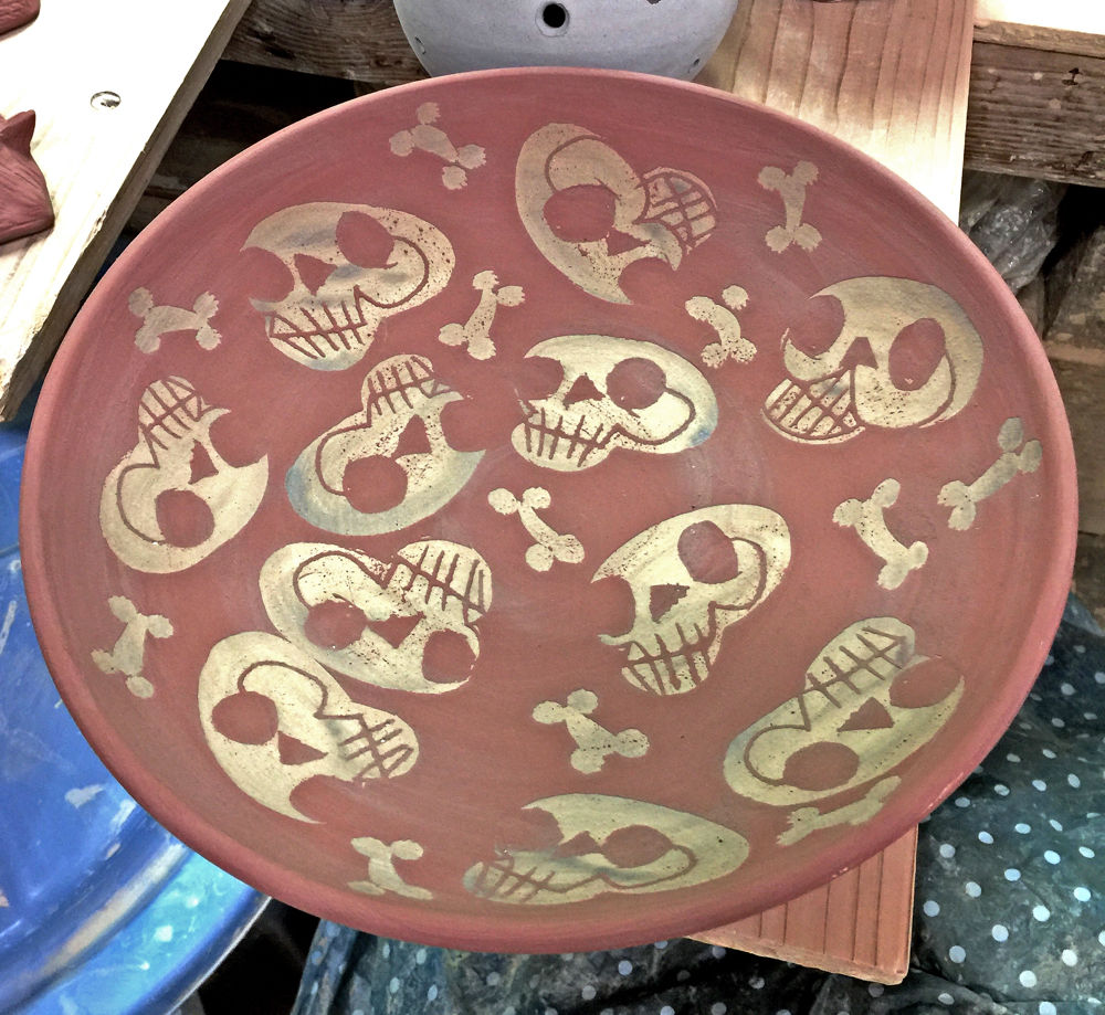 十鶴 工房十鶴 ドクロランプシェード貴重作品