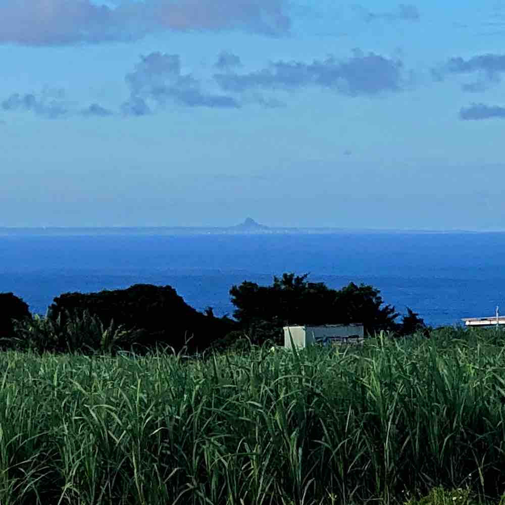 牧草とサトウキビ そして海の向こうにタッチュー キタローのよみたんみーぐるぐる 牧草とサトウキビ そして海の向こうにタッチュー キタローのよみたんみーぐるぐる