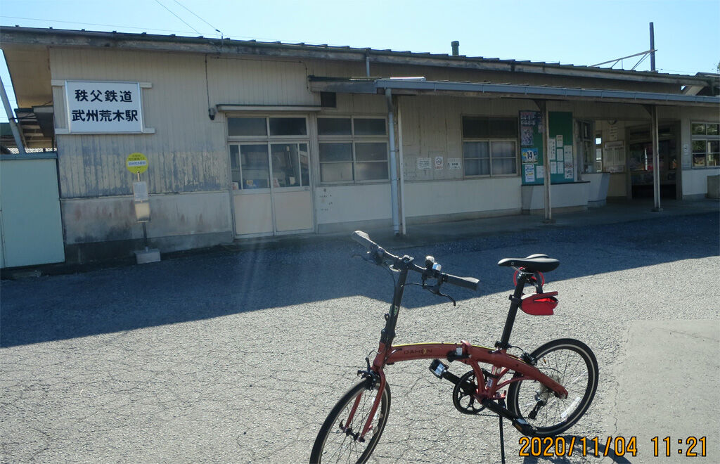 ここから蓮田駅まで自転車