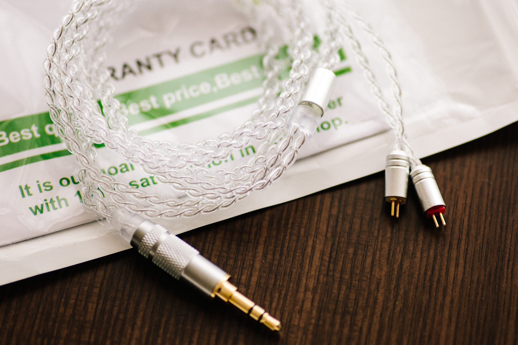 Yinyoo Yyx4729 2pin 4芯銀メッキケーブル レビュー リケーブル Yu1のガジェット オーディオ ブログ