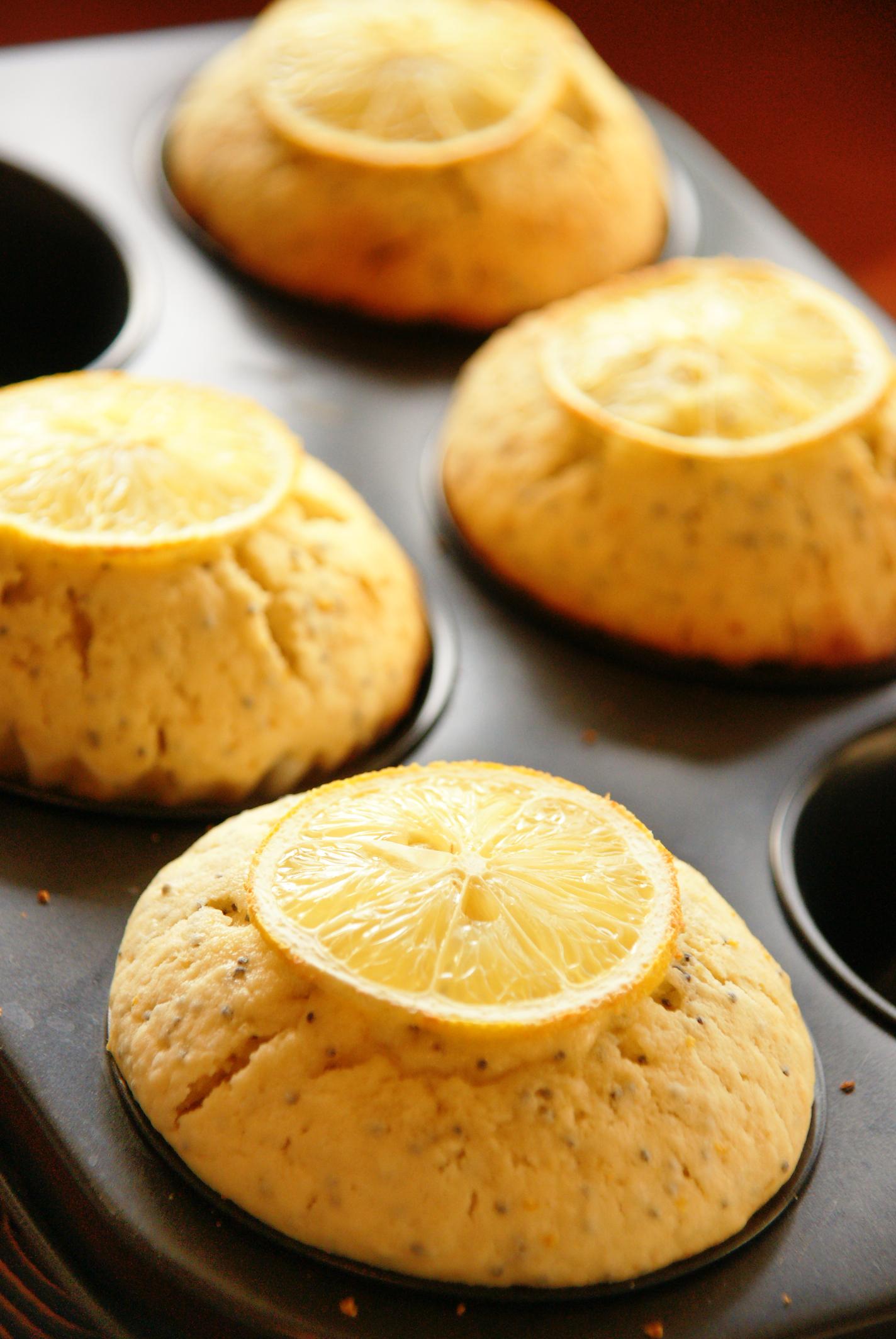 ブラックベリーレモンポピーシードマフィンのレシピ