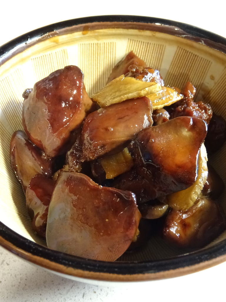 鶏レバー 鶏もつ の甘辛煮 yuごはん ときどき Sweets Bread 鶏レバー 鶏もつ の甘辛煮 yuごはん ときどき Sweets Bread
