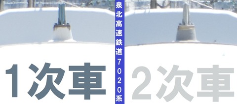 7020系　違い　正解