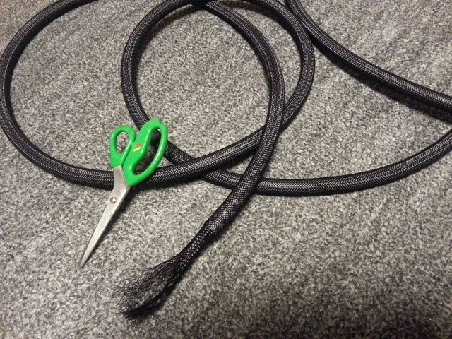 自作 極太電源ケーブル 150cm 電源ケーブル | オーディオみじんこ