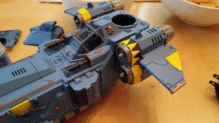 STORMWOLF &STORMFANG GUNSHIP : ミニチュアゲーム制作・対戦記