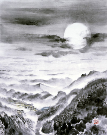 風景にもたらされる滲みの空間性 遊美堂が紹介するこの一作 水墨画編 風景にもたらされる滲みの空間性 遊美堂が紹介するこの一作 水墨画編