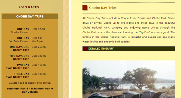 Zambia Thebe safari