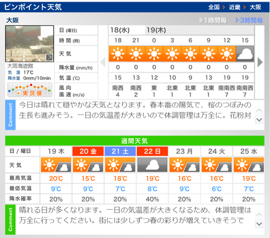 今週末2
