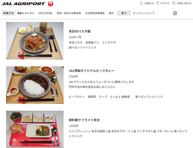 JALカレー