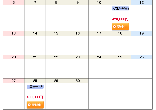 GW タンザニア&ケニア11 料金