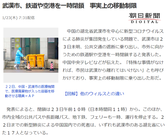 気になる3 武漢