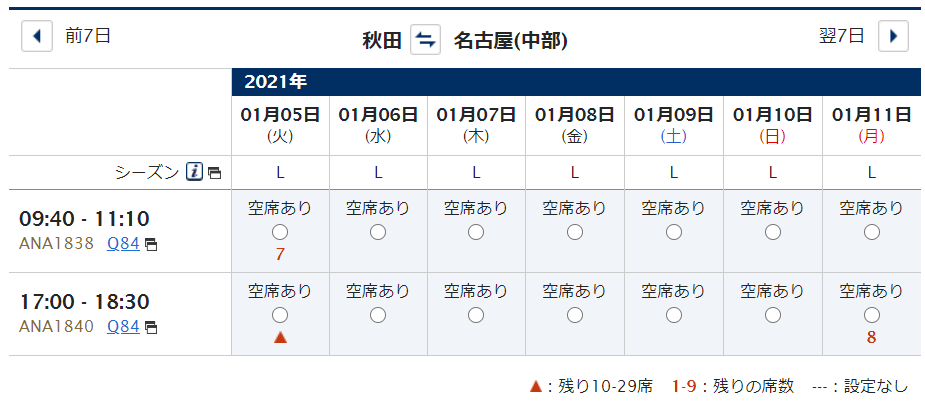 ANA1 秋田