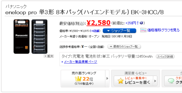 物欲 Eneloop