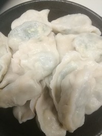 ニラ玉水餃子 その1