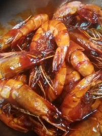 海老炒め