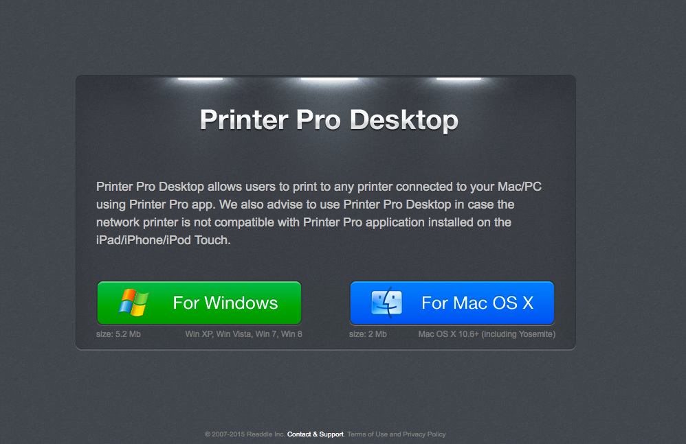 printer pro desktop windows
