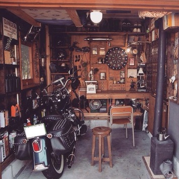 ab232628ca6b276de9d08af56a256f97--ガレージ-diy-garage-house