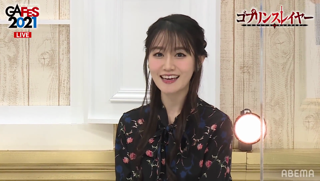 小倉唯さんの前髪が大人っぽくかわいかった Ga Fes 21 ゴブリンスレイヤー ステージ キャプ画像と感想 Twitterアニメ実況民のブログ