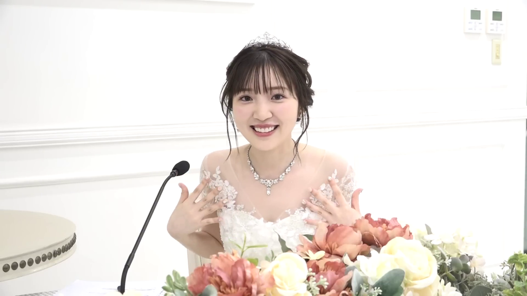 ウェディングドレス姿の豊田萌絵さんが美しかった 結婚式はあいのなかで 第1回キャプ画像と感想 Twitterアニメ実況民のブログ