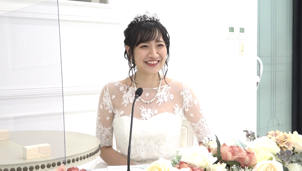 ウマ娘声優 上田瞳さんのウェディングドレス姿が美しかった 結婚式は あいのなか で キャプ画像と感想 Twitterアニメ実況民のブログ