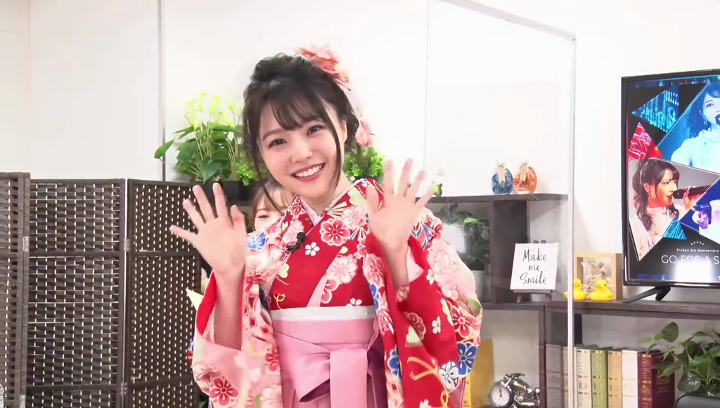 麻倉ももさんの袴姿がかわいかった Trysail Studio Live Blu Ray発売記念 新年特番 キャプ画像と感想 Twitterアニメ実況民のブログ
